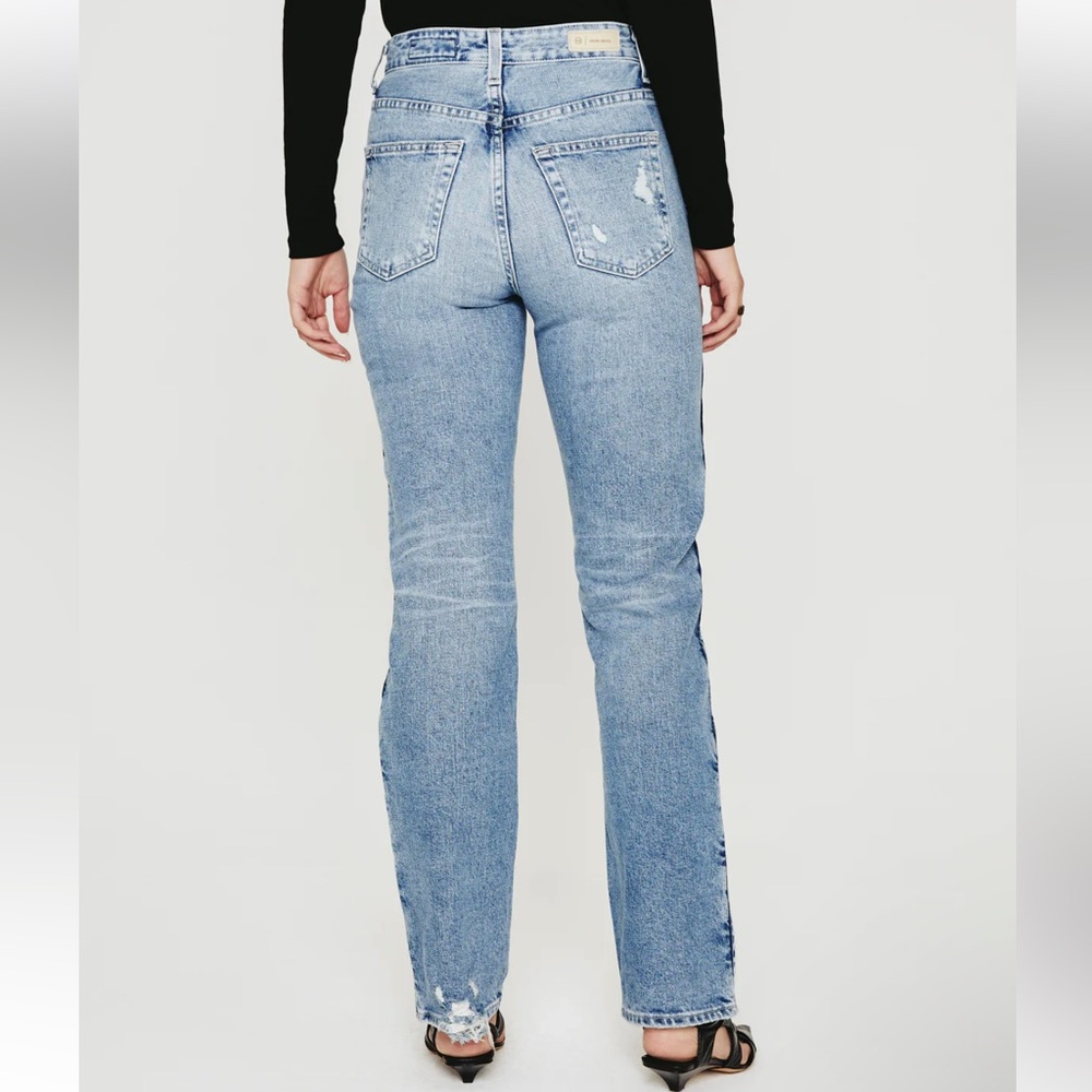 NWT AG ALEXXIS Straight Leg High-Rise Vintage Full Motion Stretch Jeans 32 - Picture 5 of 10